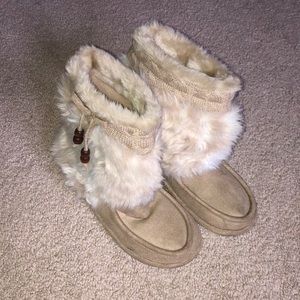 Cute fuzzy boots